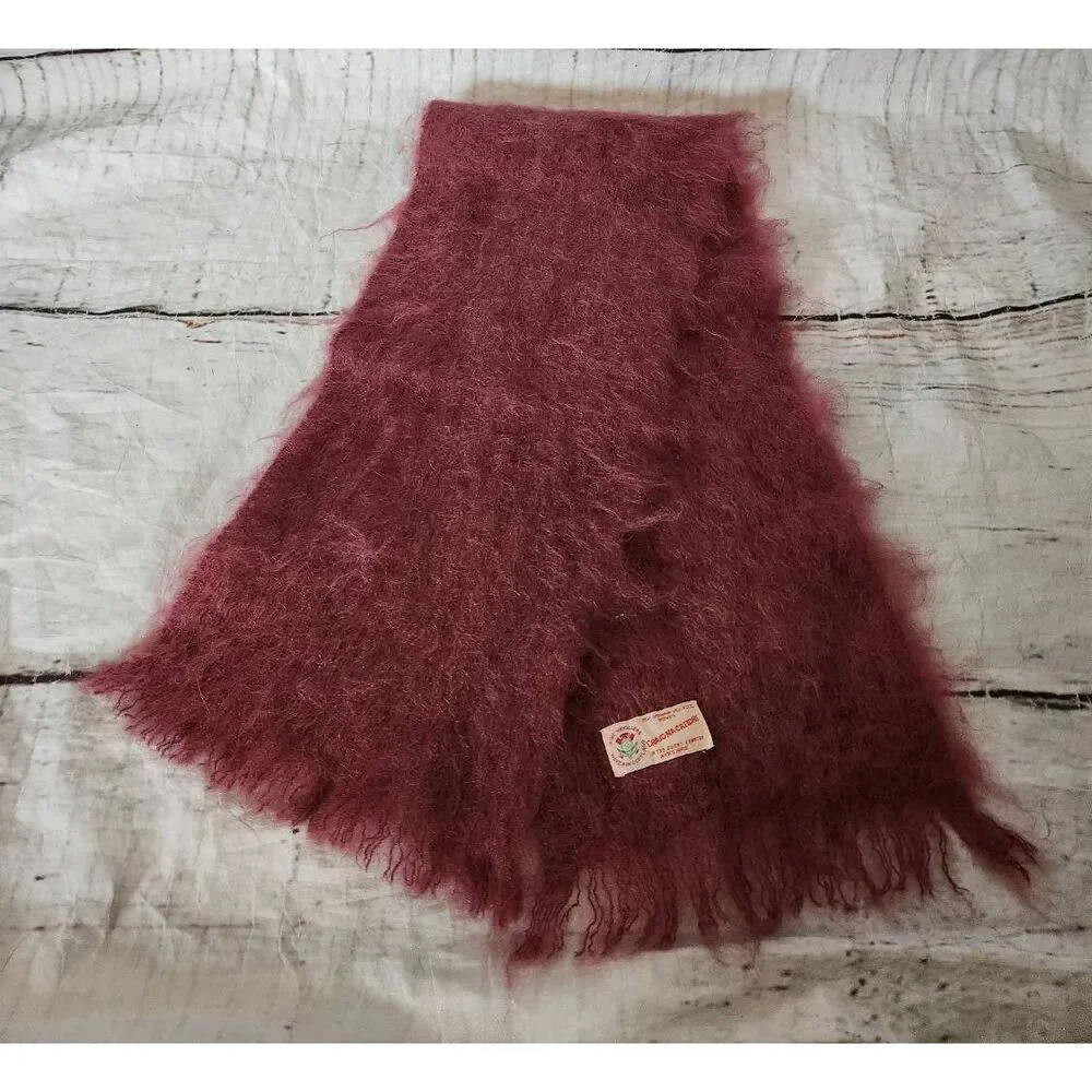Vintage Craig Na Creidhe Mohair Scottish Scarf